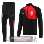 Corea Insieme Completo Nero Rosso Giacca 2022