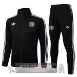 Set Completo Lunga Zip Giacca Germania 2025 Nero Bianco