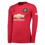Home Manica lunga Maglia Calcio Manchester United 2019-20