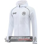 Giacca Felpa Cappuccio Napoli 2023-24 Bianco