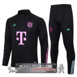 Bayern Monaco Insieme Complet Nero II Purpureo Felpa Da Allenamento 2023-24