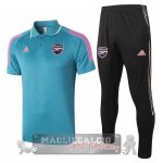 Arsenal Blu Nero Set Completo POLO 2021-22