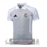 Real Madrid Grigio Bianco Maglia POLO 2025 2026