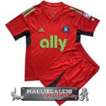 Charlotte FC Set Completo Bambino Maglia Calcio Portiere 2023-24 Rosso