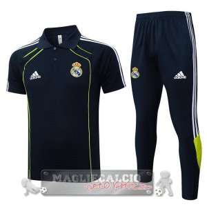 Real Madrid Blu Navy I Verde Maglia POLO Set Completo 2025 2026