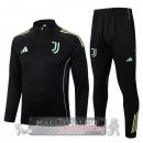 Set Completo Felpa Allenamento Formazione Juventus 2025 2026 Nero Rosa