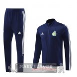 Set Completo Lunga Zip Giacca Al Nassr 2025 2026 Blu I Navy