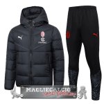 Set Completo Chaqueta De Algodon AC Milan 2023-24 Nero Set Completo Chaqueta De Algodon AC Milan 2023-24 Nero