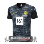 Borussia Dortmund Formazione Maglia Calcio 2023-24 Nero Grigio