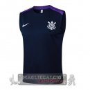 Maglia Senza Maniche Formazione Corinthians Paulista 2025 2026 Blu Purpureo