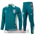 Set Completo Sudadera Formazione Italia 2024 Verde