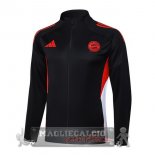 Lunga Zip Giacca Bayern Munich 2025 2026 Nero Rosso Bianco