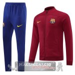 Barcellona Insieme Completo Blu I Rosso Giacca 2022-23