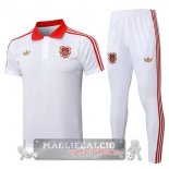 Bayern Monaco Bianco Rosso Set Completo Maglia POLO 2025 2026