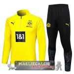 Borussia Dortmund Insieme Completo Giallo Nero Felpa Da Allenamento 2023-24