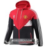 Manchester United Rosso Nero Bianco Giacca A Vento 2023