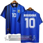 NO.10 Maradona Away Maglia Calcio Argentina Retro 1994