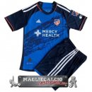 FC Cincinnati Set Completo Bambino Maglia Calcio Home 2023-24