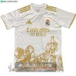 Thailandia speciale Maglia Calcio Real Madrid 2025 2026 Bianco Giallo