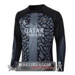 Felpa Da Allenamento Paris Saint Germain 2023-24 Grigio Nero