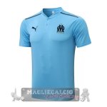 Manchester United Blu Maglia POLO 2021-22