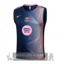 Maglia Formazione Senza Maniche Barcelona 2025 2026 Blu-Rosa