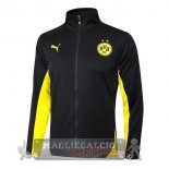 Lunga Zip Giacca Borussia Dortmund 2024 2025 Nero Giallo