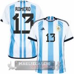 Tailandia Romero Home Maglia Calcio Argentina 2022