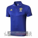 Manchester United Blu Maglia POLO 2019-20