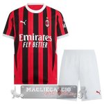 Home Maglia Calcio Set Completo Uomo AC Milan 2024 2025