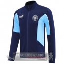 Lunga Zip Giacca Manchester City 2025 2026 Blu