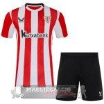 Home Conjunto De Bambino Athletic Bilbao 2024 2025 Rosso Bianco