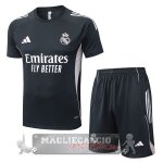 Set Completo Maglia Formazione Real Madrid 2025 2026 Grigio Navy Rosa