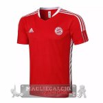 Bayern Munchen Formazione Maglia Calcio 2021-22 Rosso Bianco