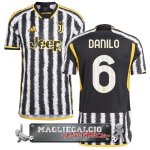 NO.6 Danilo Tailandia Home Maglia Calcio Juventus 2023-24
