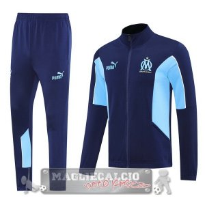 Set Completo Lunga Zip Giacca Marsella 2025 2026 Blu