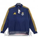 Giacca a vento Real Madrid 2025 2026 Blu Giallo