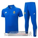Real Madrid Blu Maglia POLO Set Completo 2025 2026