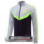 Giacca Lunga Zip Bayern Monaco 2024-25 Gris Purpura