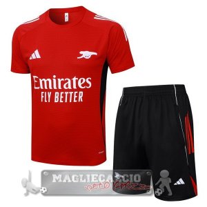 Set Completo Arsenal Maglia Formazione 2025 2026 Rosso Nero