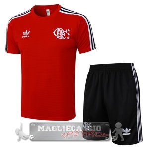 Set Completo Maglia Flamengo Formazione 2025 2026 Rosso I Nero