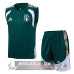 Formazione Senza Maniche Set Completo Italia 2026 Verde Bianco