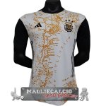Thailandia Speciale Giocatori Maglia Calcio Argentina 2024 Nero Giallo