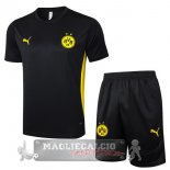 Set Completo Maglia Formazione Borussia Dortmund 2024 2025 Nero Giallo
