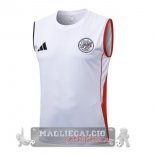 Formazione Senza Maniche Ajax 2025 2026 Bianco Rosso Formazione Senza Maniche Ajax 2025 2026 Bianco Rosso