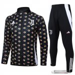 Set Completo Set Completo Lunga Zip Giacca Juventus 2024 2025 Nero Bianco