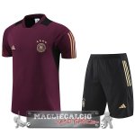 Germania Insieme Completo Bambino Formazione 2023 Borgogna Nero