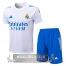 Set Completo Maglia Formazione Real Madrid 2025 2026 Bianco Blu