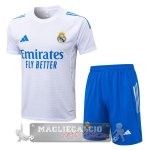 Set Completo Maglia Formazione Real Madrid 2025 2026 Bianco Blu