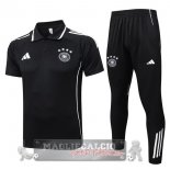 Germania Nero Maglia POLO Set Completo 2025